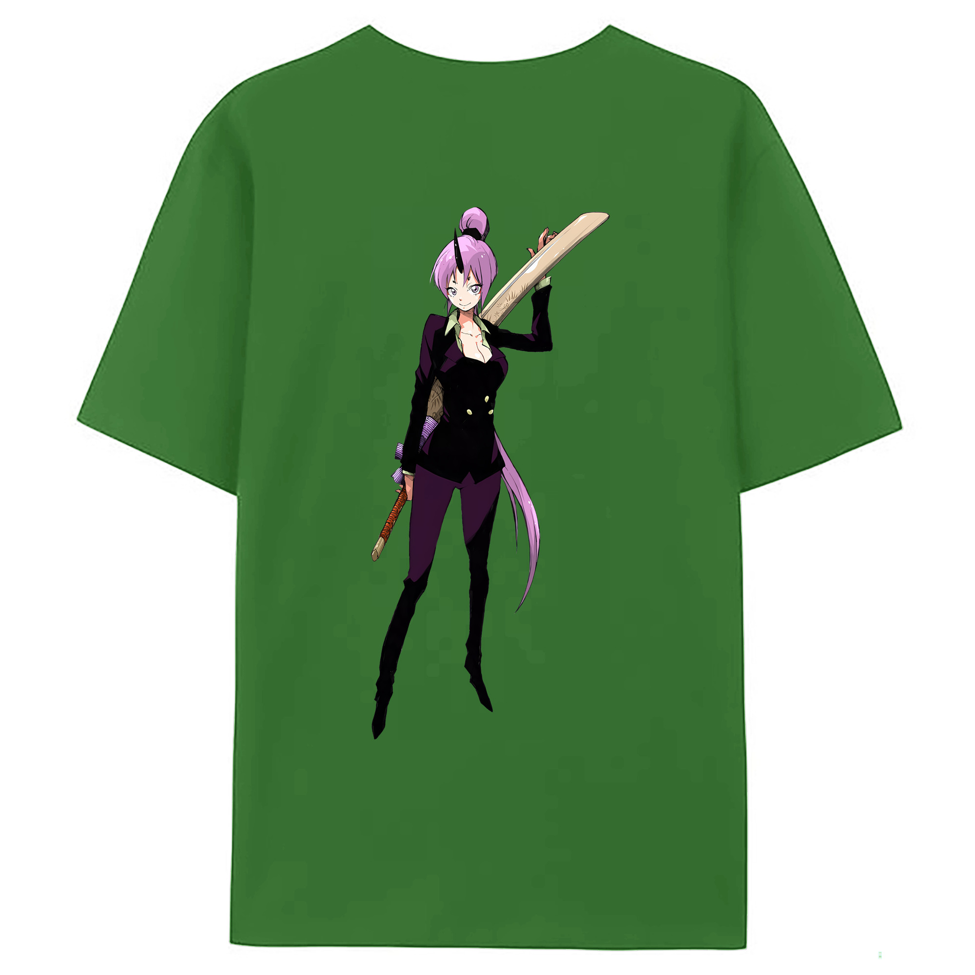 （画像用） 転スラ Regarding Reincarnated to Slime レディース半袖Tシャツ(バックプリント)